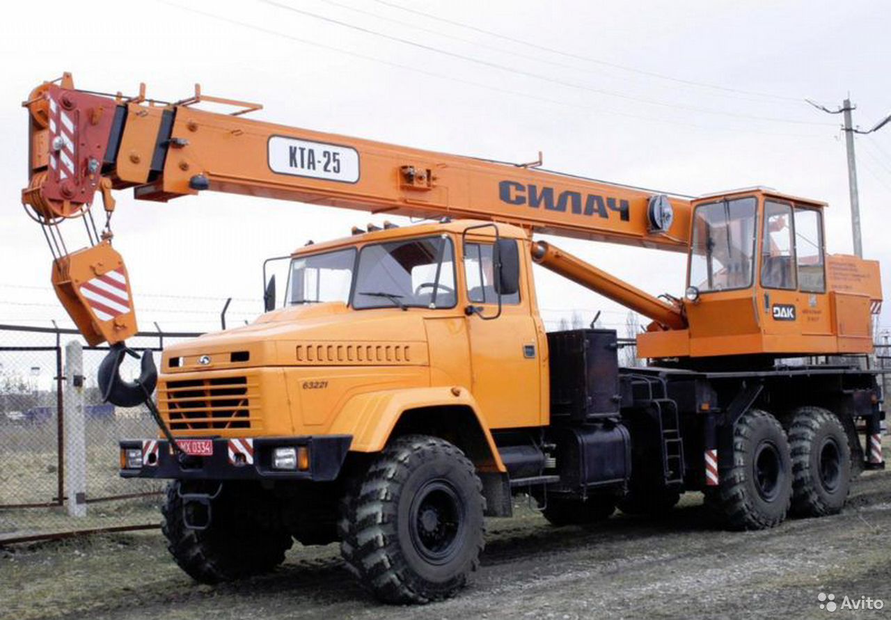 Автокран Силач КТА-25 на шасси КрАЗ