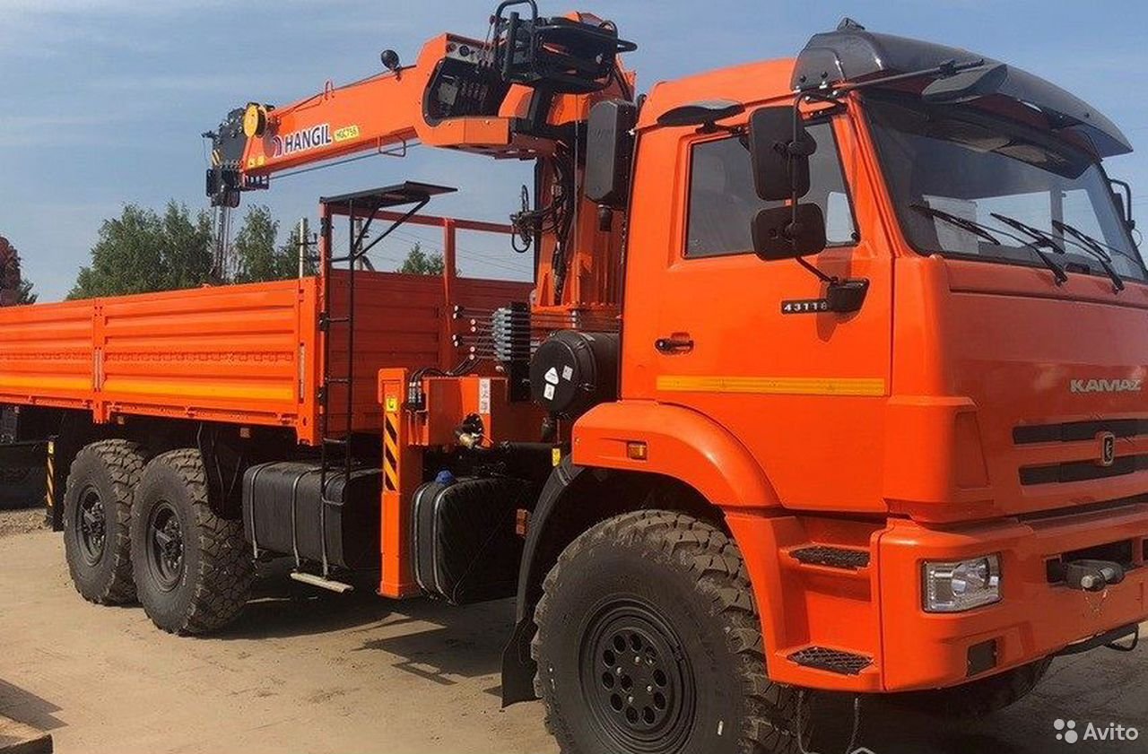 Бортовой грузовик с КМУ КамАЗ 43118