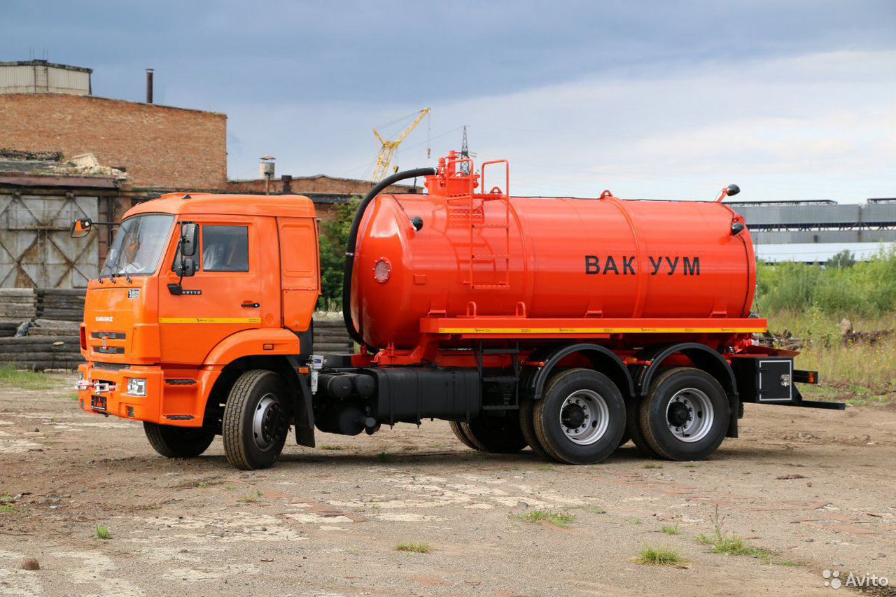 Ассенизатор КамАЗ 65115 МВ-10 НПО Вектор