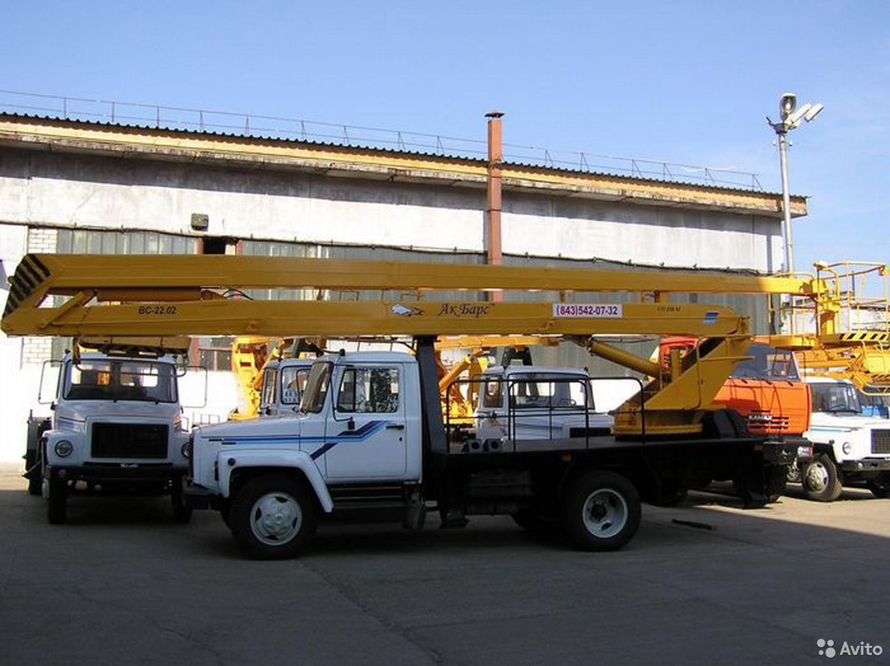 Автовышка ГАЗ 3309 с АГП КЭМЗ ВС-22.02