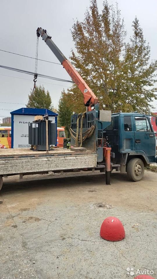Бортовой грузовик с КМУ ISUZU