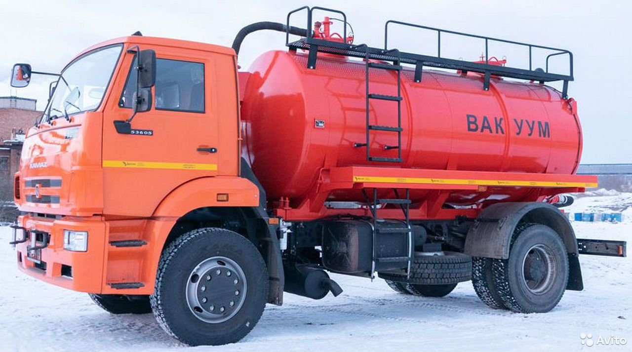 Ассенизатор КамАЗ 53605 МВ-12 (4680D) 4680D