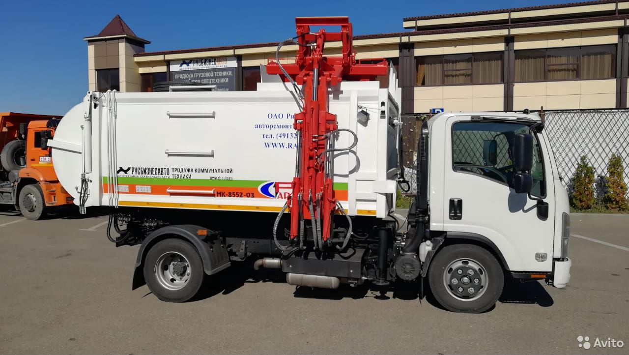Мусоровоз РАРЗ МК-8552-03 на шасси Isuzu NQR90L-Н