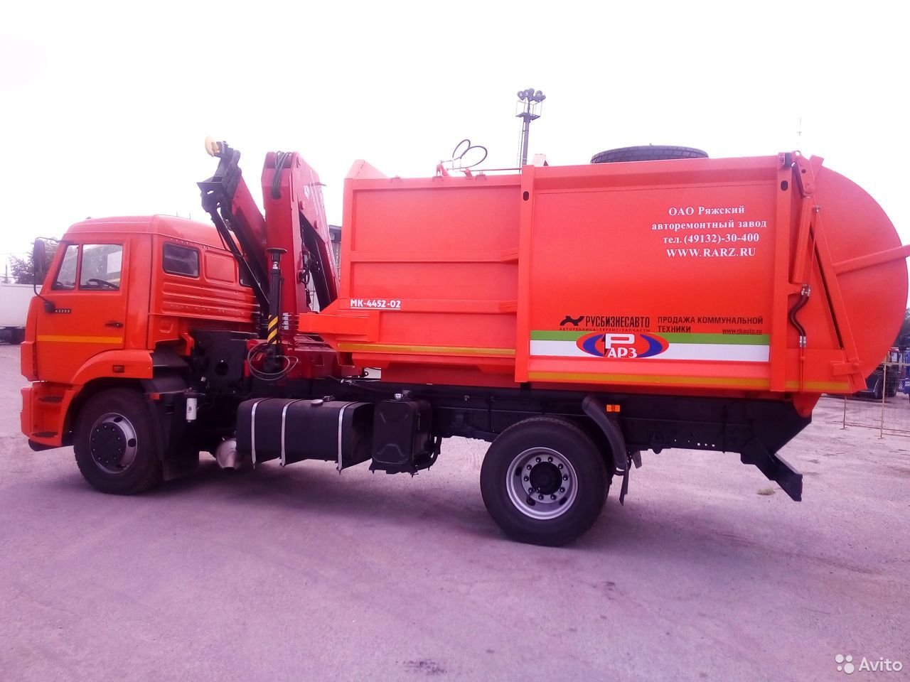 Мусоровоз РАРЗ МК-4552-04 на шасси КамАЗ 43255-3010-69