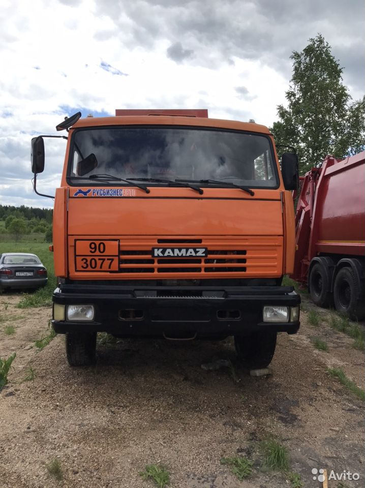 Мусоровоз Коммаш Мценск КО-427 на шасси КамАЗ 65115