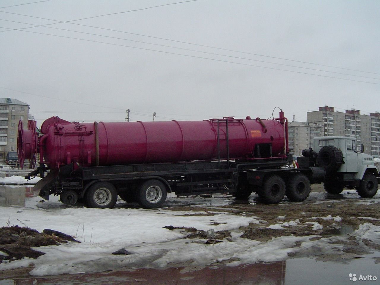 Ассенизатор вакумный полуприцеп - 20 м3