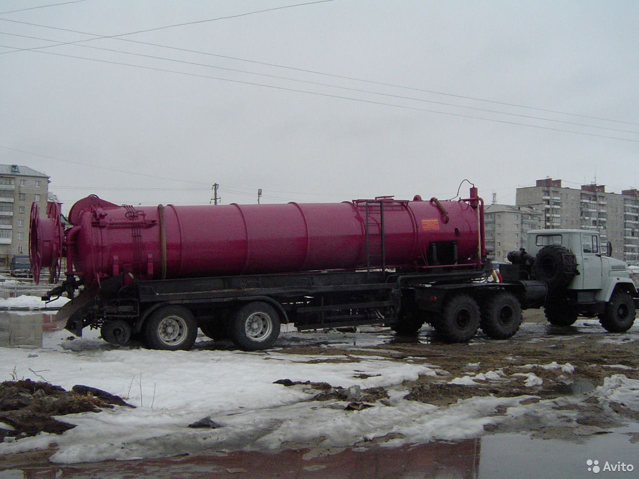 Ассенизатор вакуумный полуприцеп - 20 м3