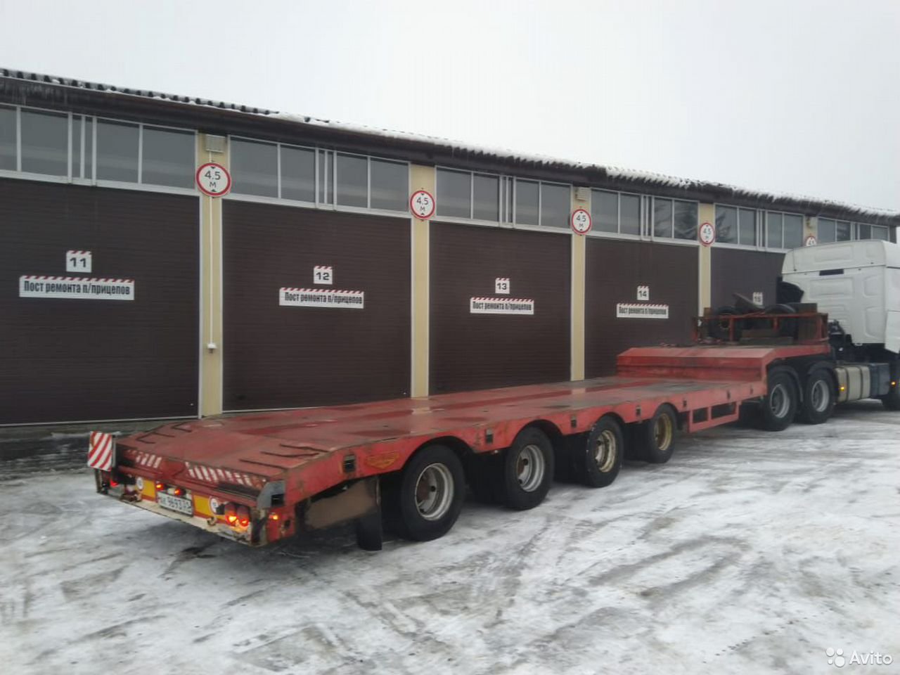 Полуприцеп тяжеловоз Broshuis