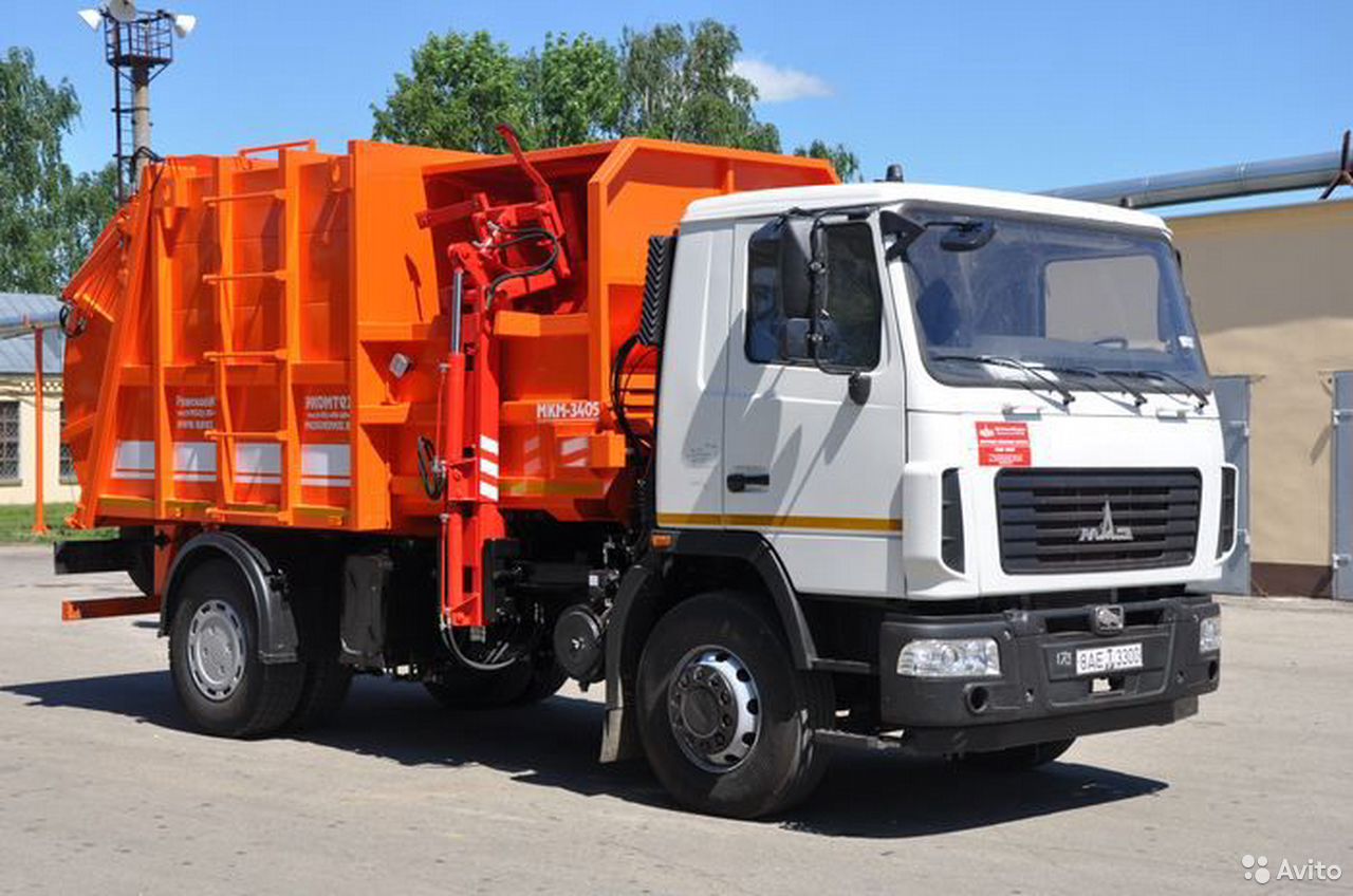 Мусоровоз РАРЗ МК-3553-03 на шасси МАЗ 5340С2