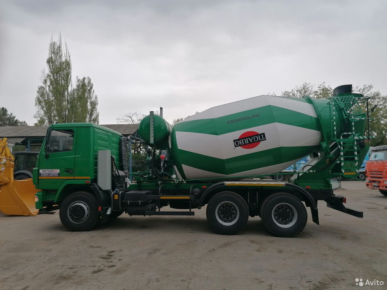 Автобетоносмеситель Tigarbo 69365T на шасси МАЗ 631226-525-042
