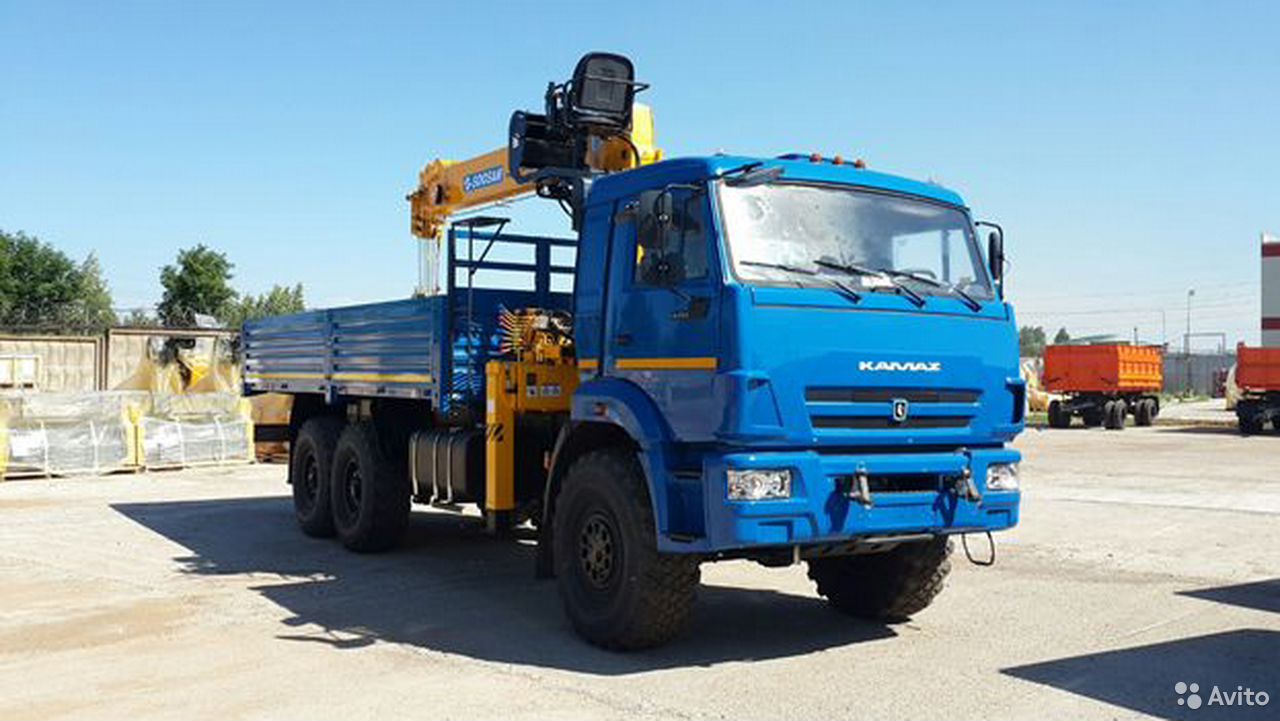 Бортовой грузовик с КМУ КамАЗ 43118-23027-50 с КМУ Soosan SCS736L