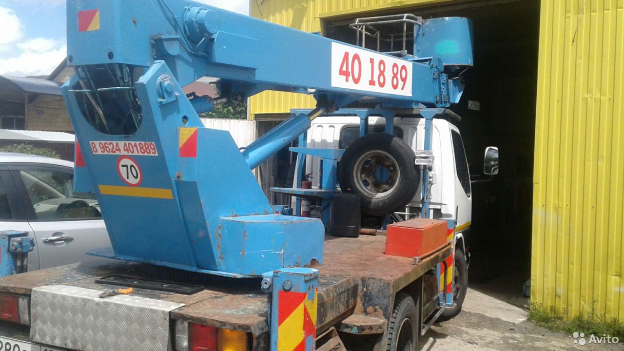 Автовышка Mitsubishi Fuso Сanter с АГП Aichi SK125