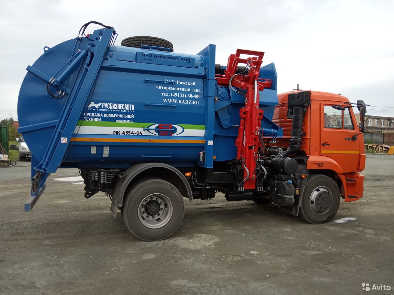 Мусоровоз РАРЗ МК 4554-04 на шасси КамАЗ 43255