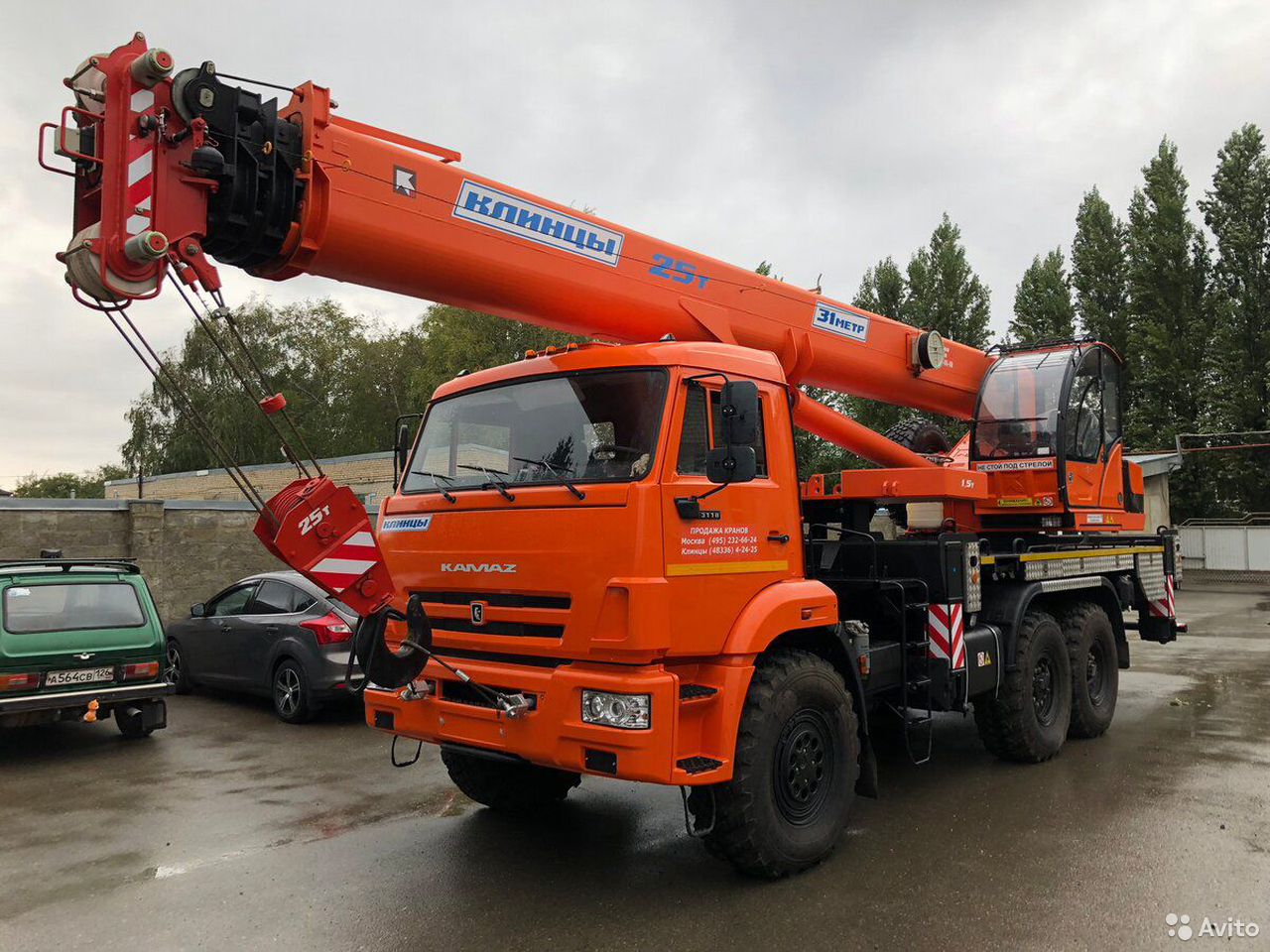 Автокран Клинцы КС-55713-5К-4 на шасси КамАЗ 43118