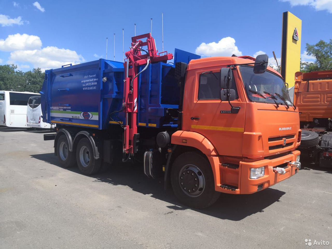 Мусоровоз РАРЗ МК-4552-08 на шасси КамАЗ 65115-3081-50