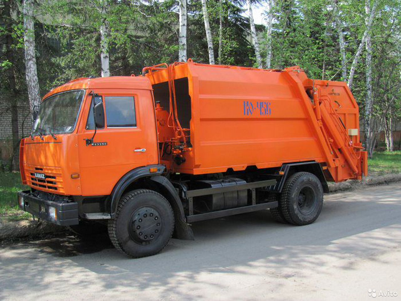 Мусоровоз Коммаш Мценск КО-456-12 на шасси КамАЗ 43253