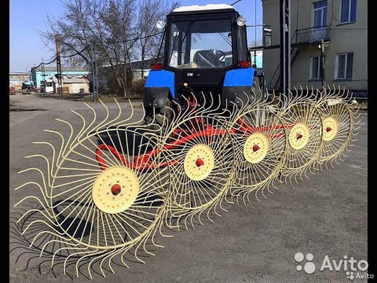 Грабли ворошилки 5-ти колесные