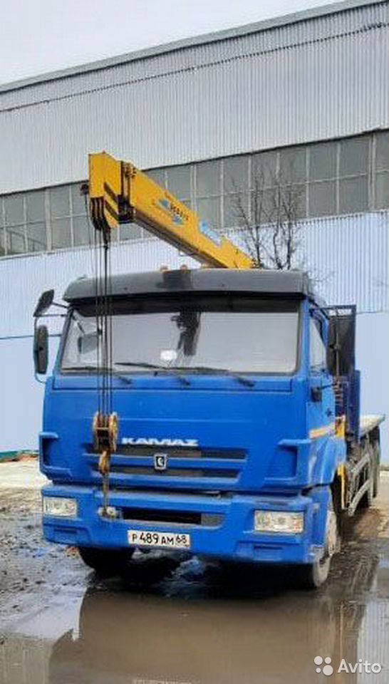 Бортовой грузовик с КМУ КамАЗ 65117 с КМУ Soosan SCS513