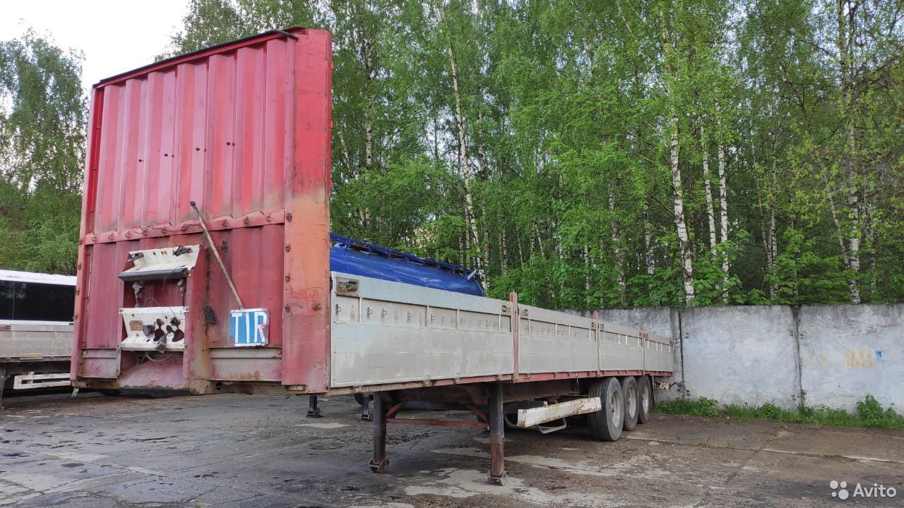 Бортовой полуприцеп Krone SD P27