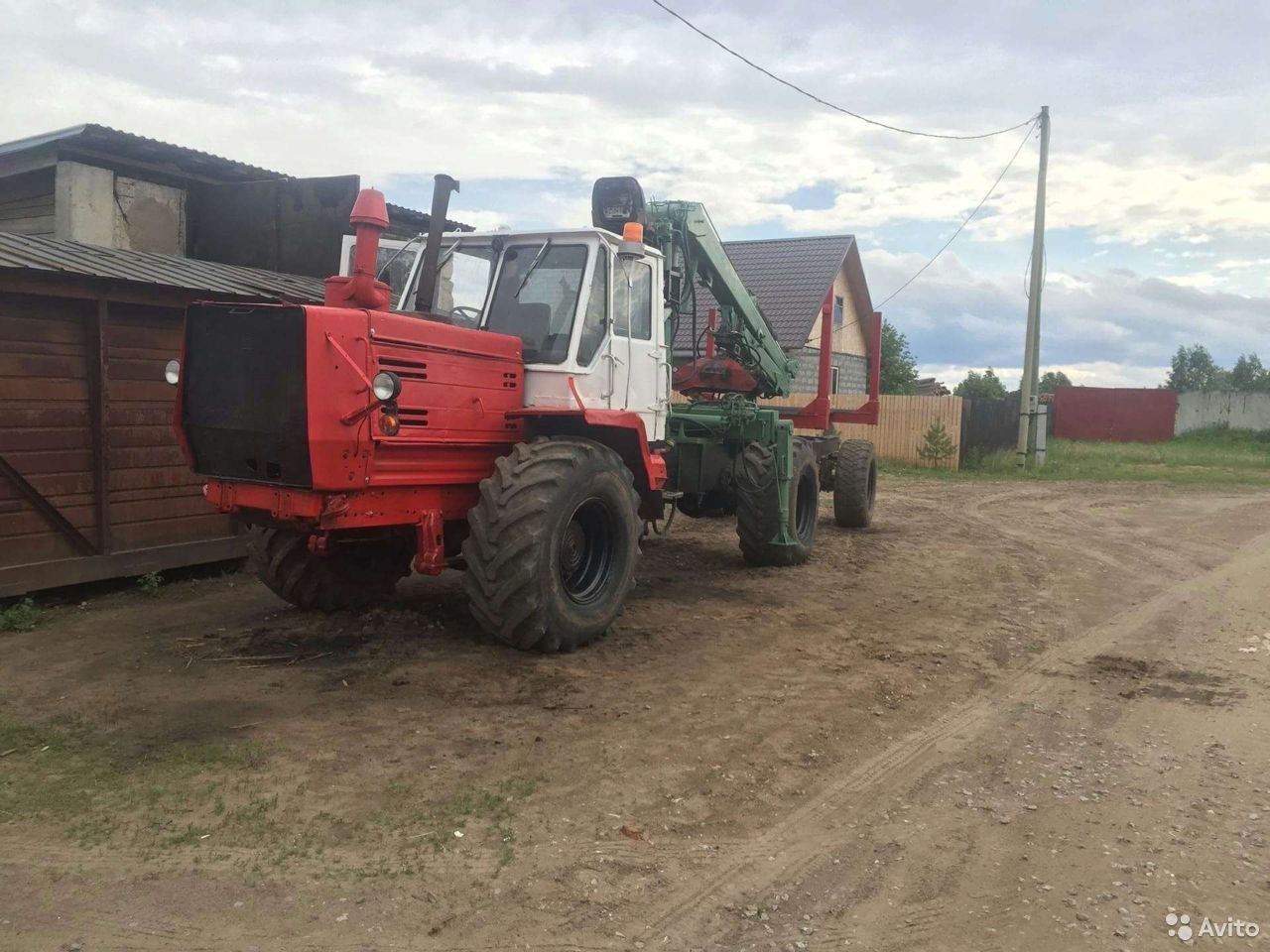 Сортиментовоз ХТЗ Т-150К с ГМУ