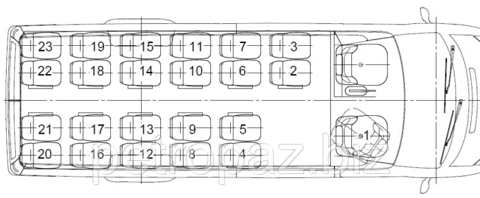 Микроавтобус FORD Transit школьный