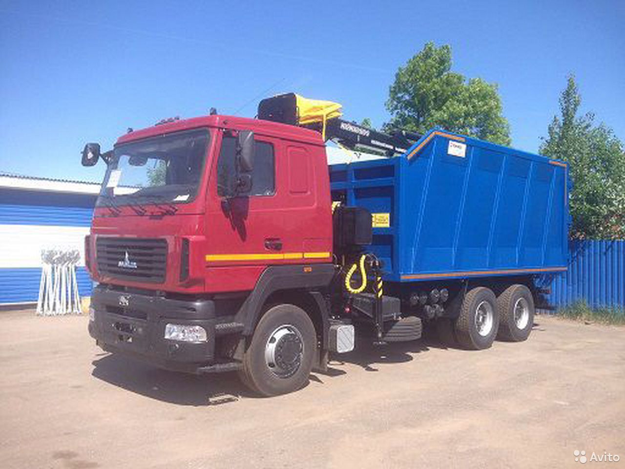 Металловоз (ломовоз) МАЗ 6312С9-8525-012 с ГМУ Майман-110S