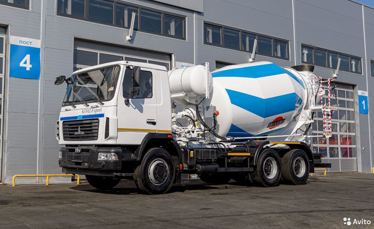 Автобетоносмеситель МАЗ 631226-525-042 с АБС Tigarbo 69365Т