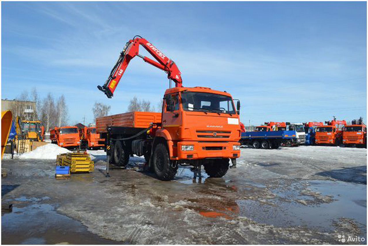 Бортовой грузовик с КМУ КамАЗ 43118-3027-50 с КМУ Flli.Ferrari F1