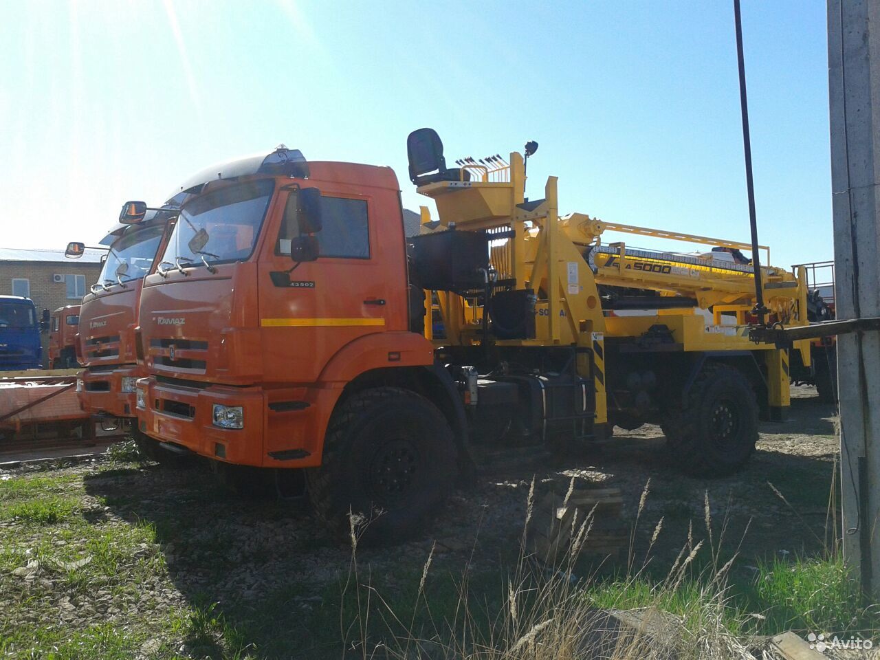 Бурильно-крановая машина КамАЗ 43502-3036-46 с БКУ Soosan SCA 5000