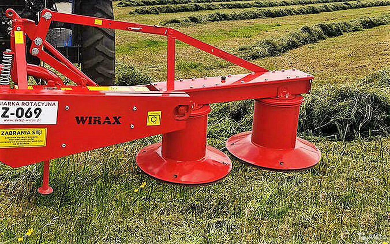 Косилка Wirax роторная для мини-трактора