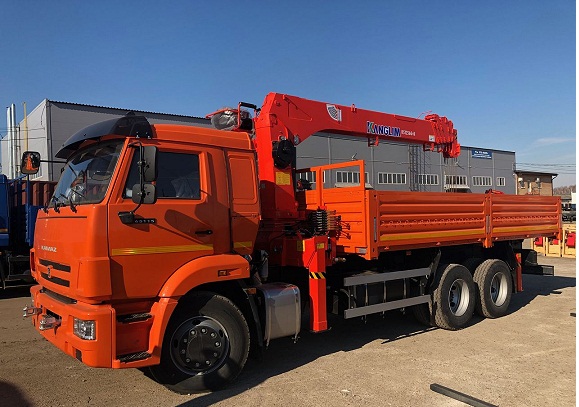 Бортовой грузовик с КМУ КамАЗ 65115