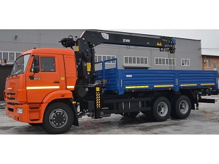 Бортовой грузовик с КМУ КамАЗ 65115