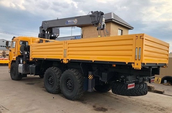 Бортовой грузовик с КМУ КамАЗ 43118