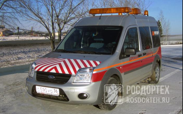 Передвижная лаборатория FORD контроль качества дорожной разметки