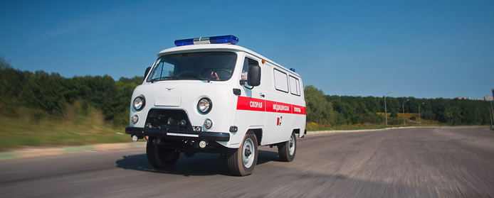 Машина скорой помощи УАЗ 3962 "Санитарный"