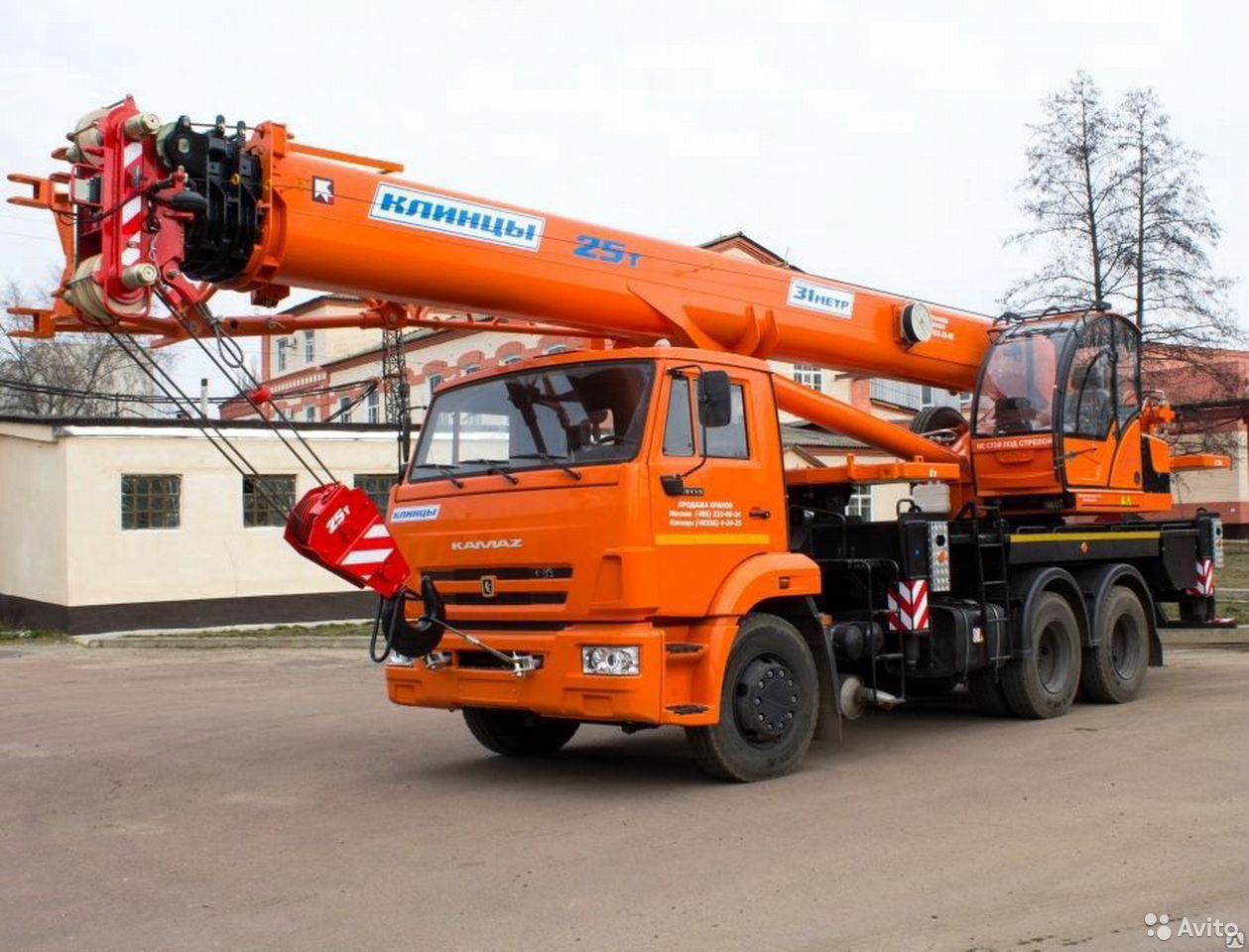 Автокран Клинцы КС-55713-1К-4 на шасси КамАЗ 65115