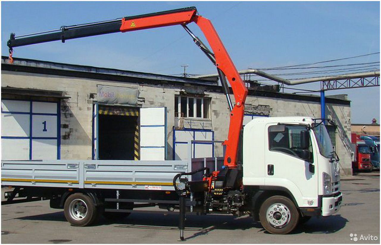 Бортовой грузовик с КМУ ISUZU FSR34UL-PCUN с КМУ Ferrari F148 A2
