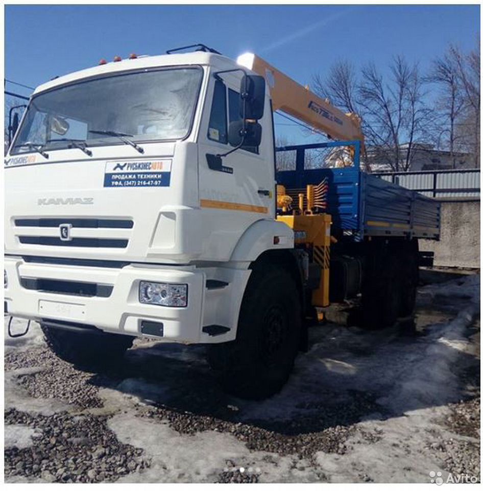 Бортовой грузовик с КМУ КамАЗ 43118-23027-50 с КМУ Soosan SCS736L2