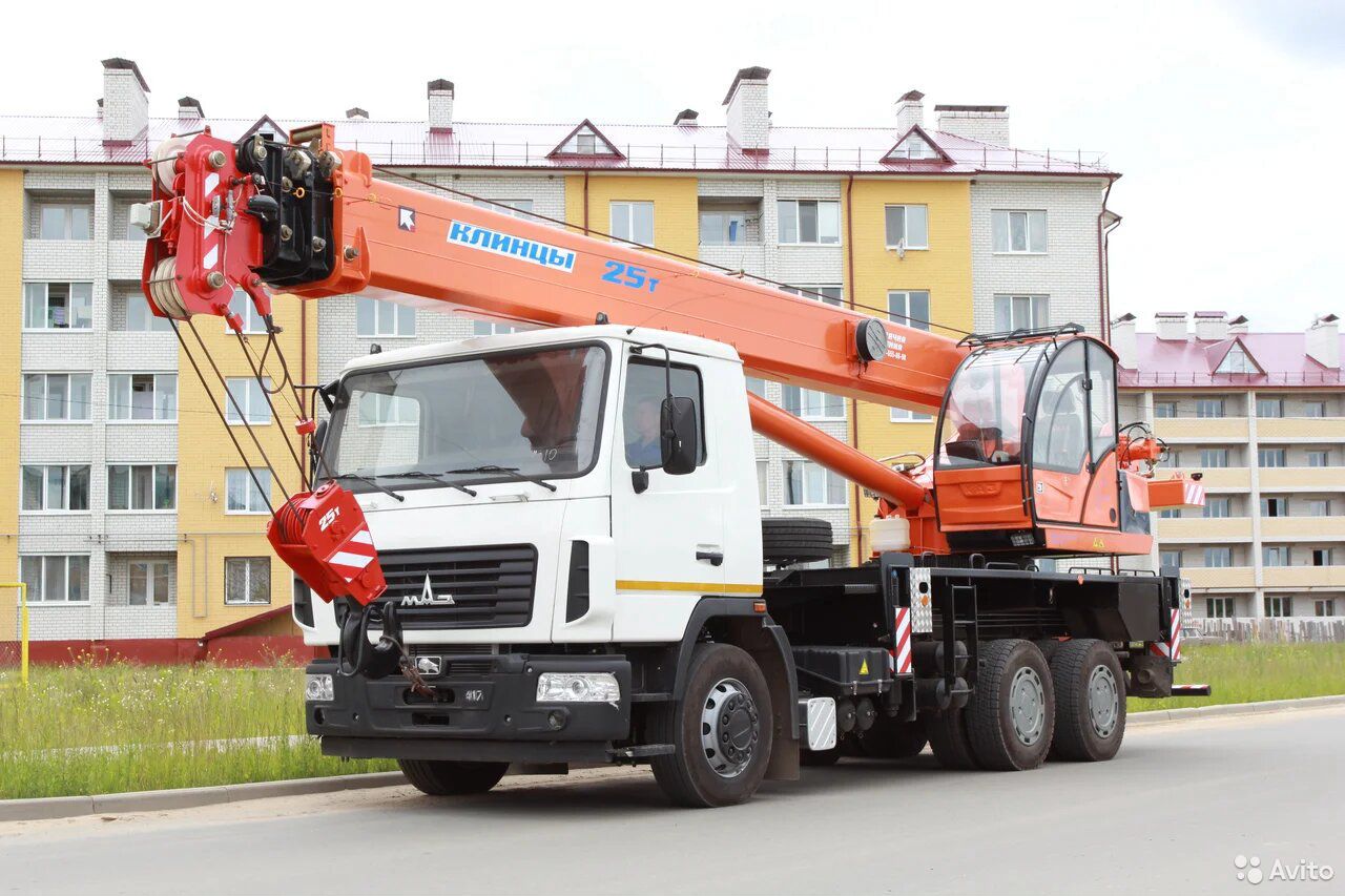 Автокран Клинцы КС-55713-6К-3 на шасси МАЗ 6312