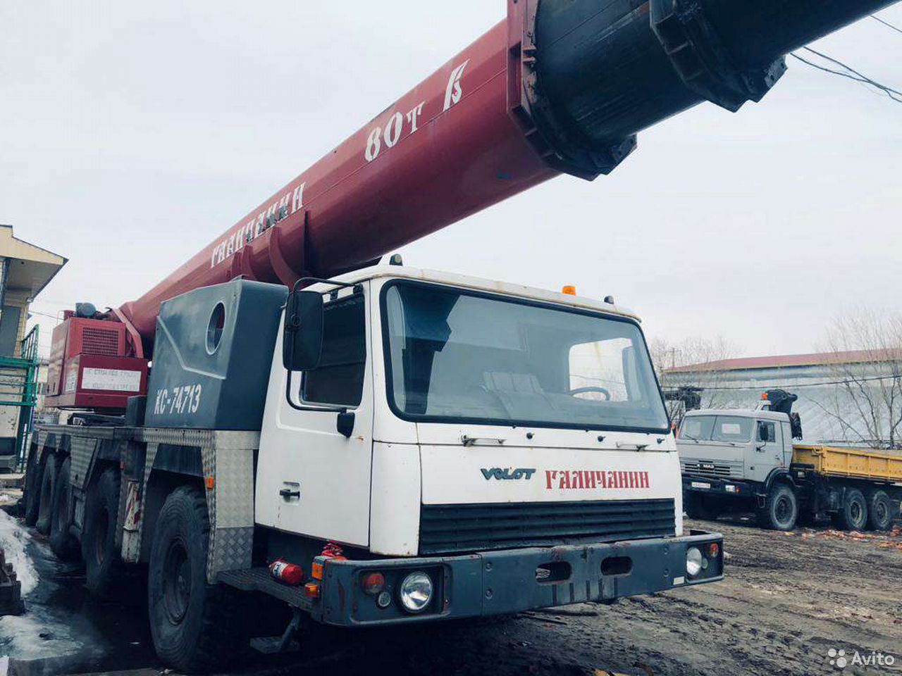 Автокран Галичанин КС-74713 на шасси МЗКТ (VOLAT)