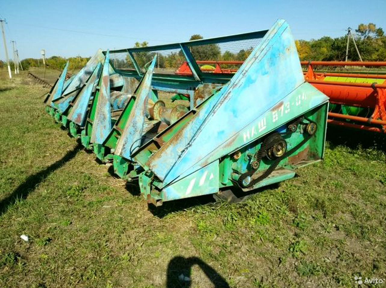 Жатка УниСибМаш НАШ 873 для подсолнечника