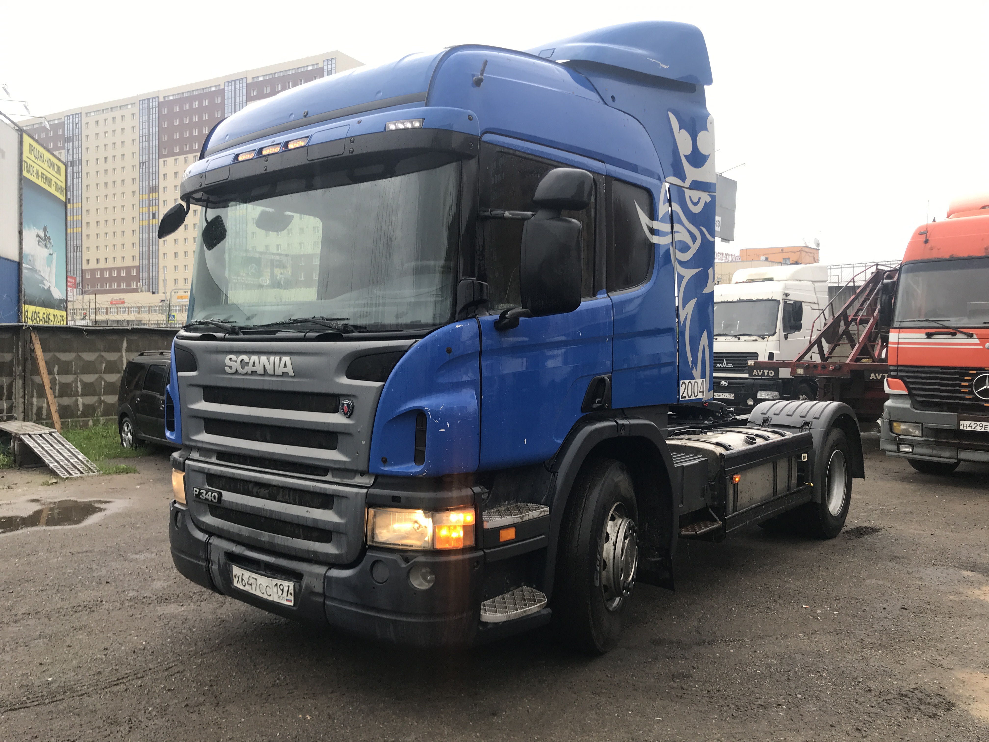 Седельный тягач Scania P340