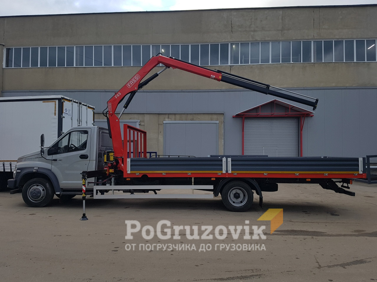 Бортовой грузовик с КМУ ГАЗ ГАЗон Next с КМУ FASSI F65B.0.22