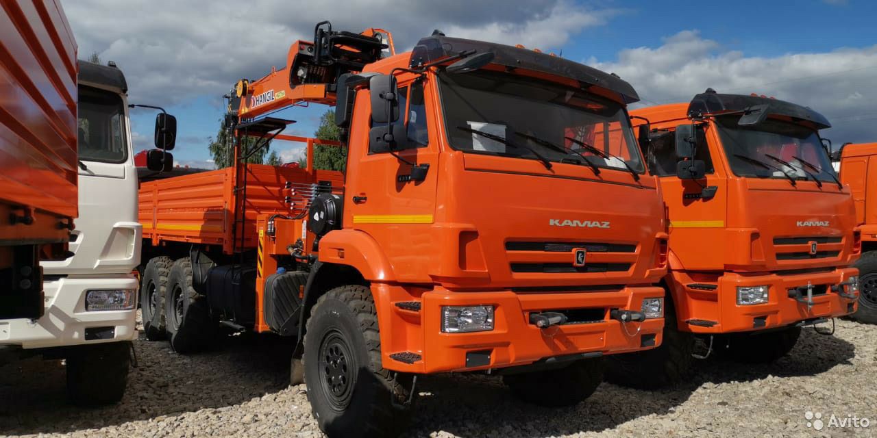Бортовой грузовик с КМУ КамАЗ 43118 c КМУ Hangil HGC 756