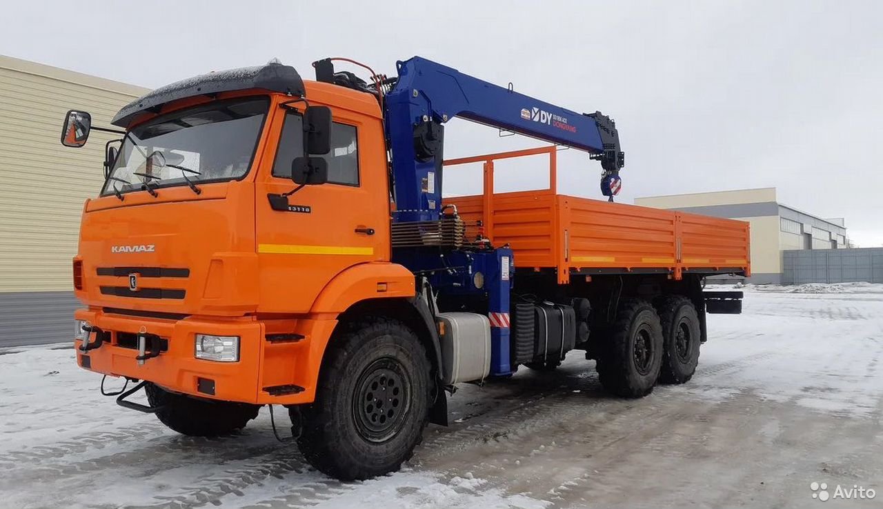 Бортовой грузовик с КМУ КамАЗ 43118 с КМУ DongYang ss1956 ace