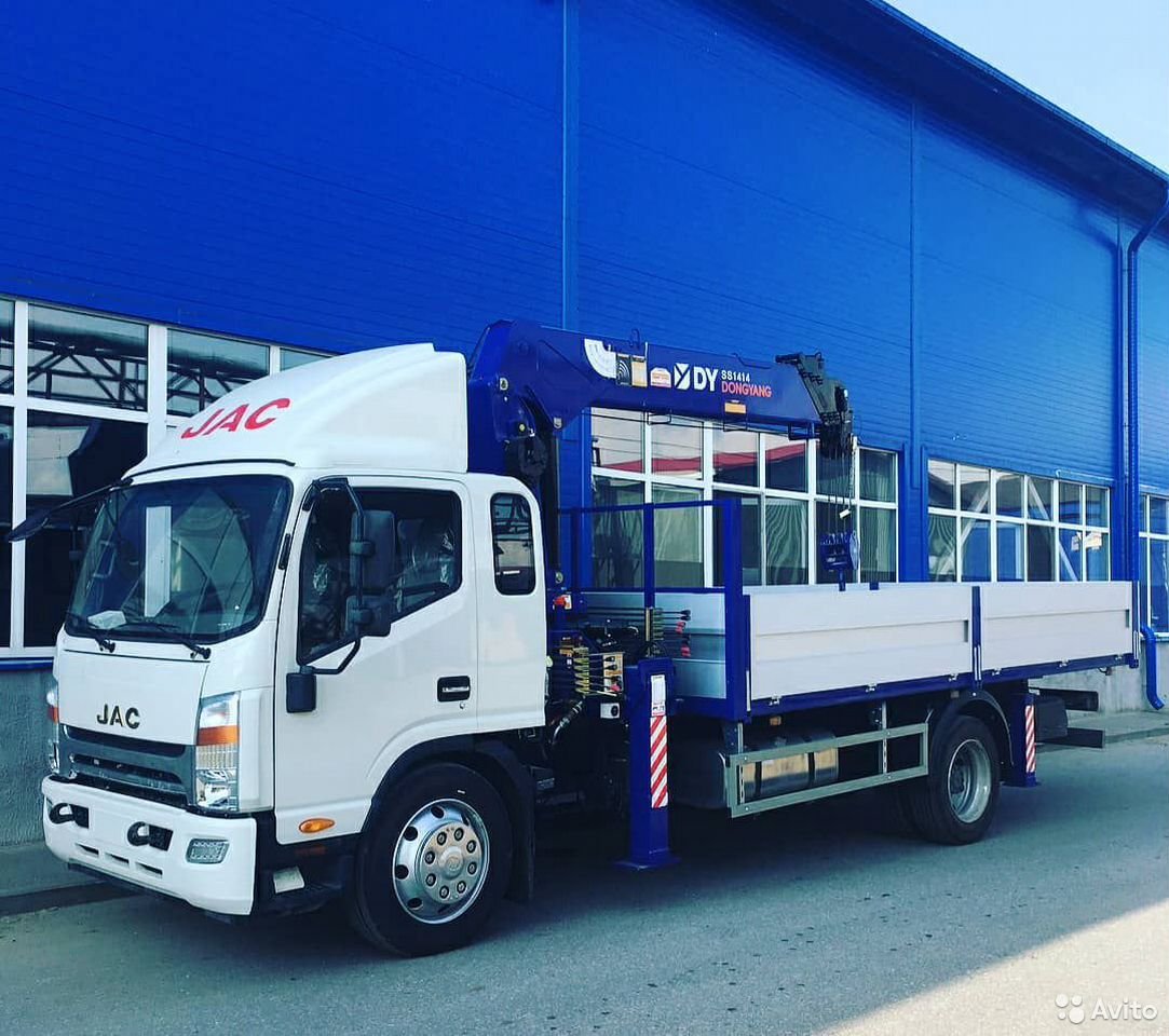 Бортовой грузовик с КМУ JAC N120 с КМУ DongYang S1414