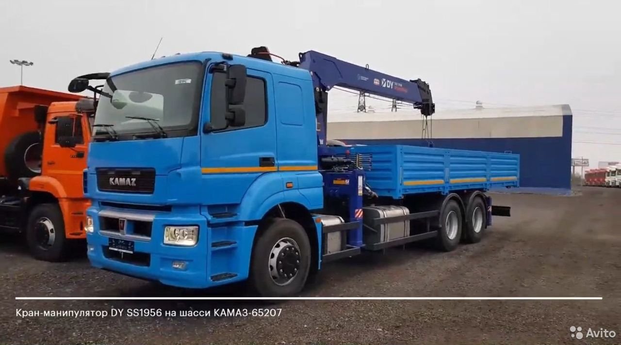 Бортовой грузовик с КМУ КамАЗ 65207 с КМУ DongYang SS1956 ACE
