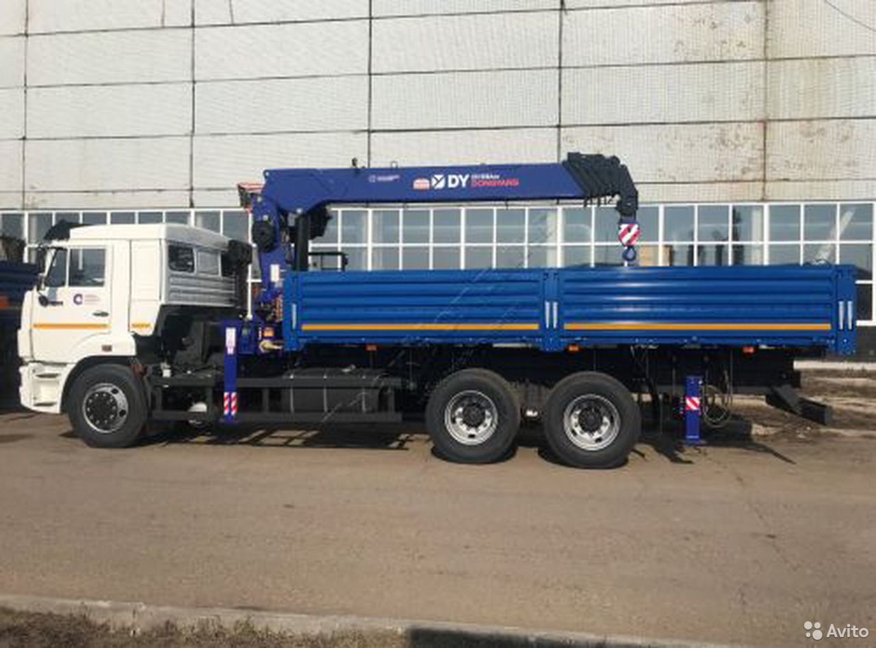 Бортовой грузовик с КМУ КамАЗ 65115 с КМУ DongYang SS1956 ACE