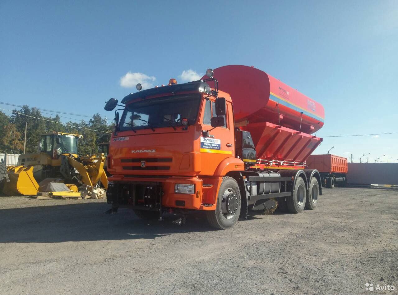 Комбинированная дорожная машина КО-823-10 на шасси КамАЗ 65115