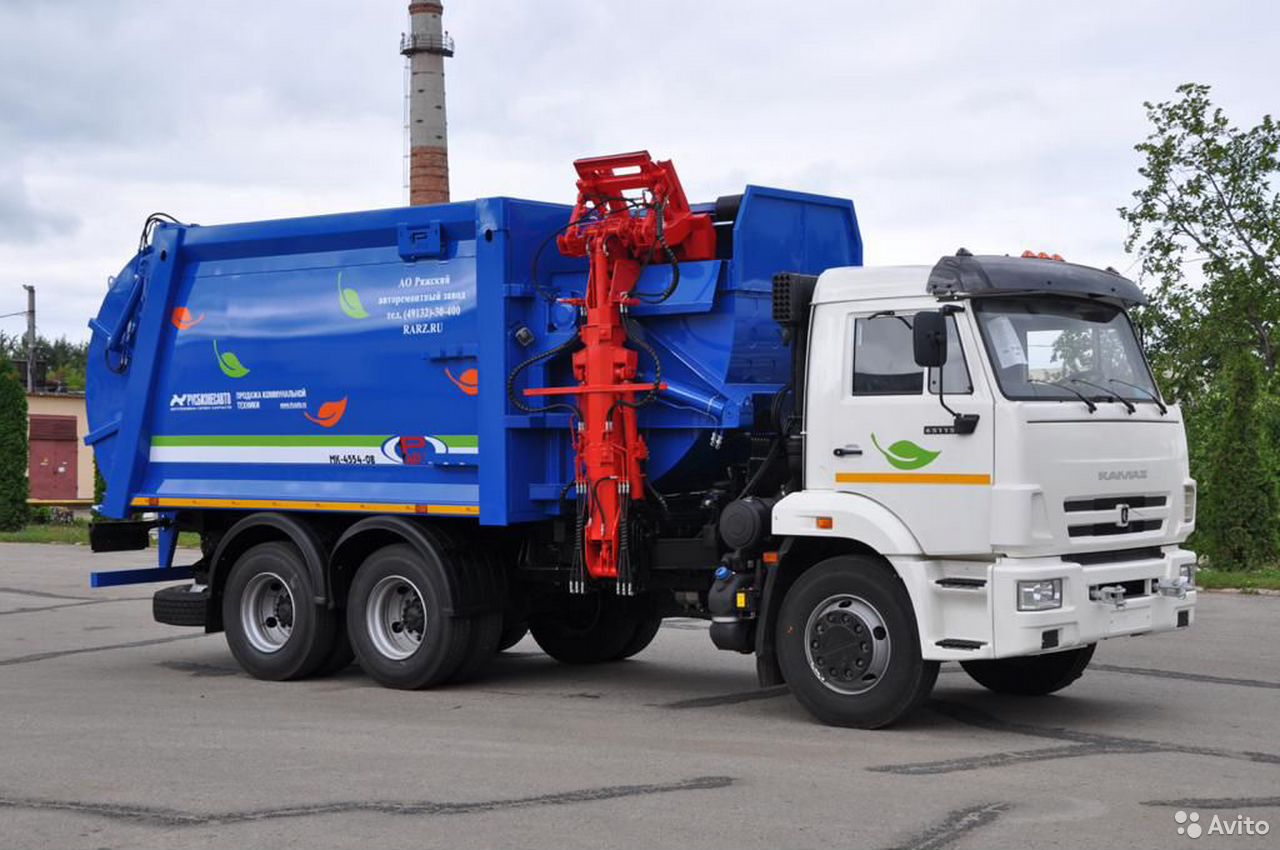 Мусоровоз РАРЗ МК-4554-08 на шасси КамАЗ 65115-3081-48